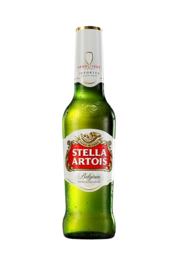 stella artois beer transparent