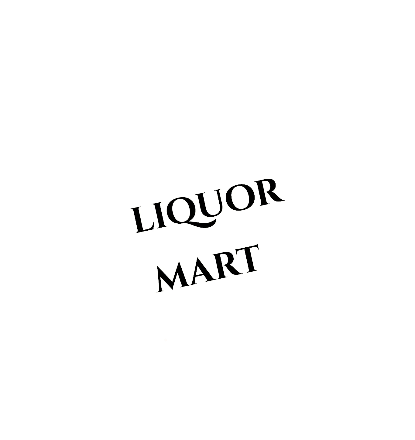 Liquor Mart logo white image